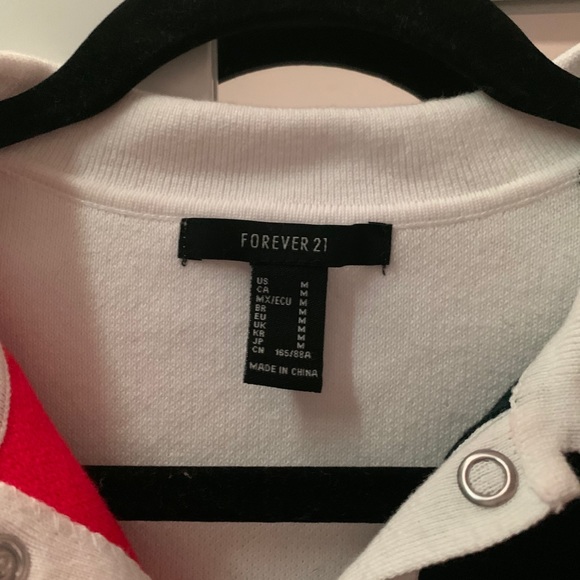 FOREVER 21 COLOR BLOCK LONG SLEEVE - Picture 3 of 7